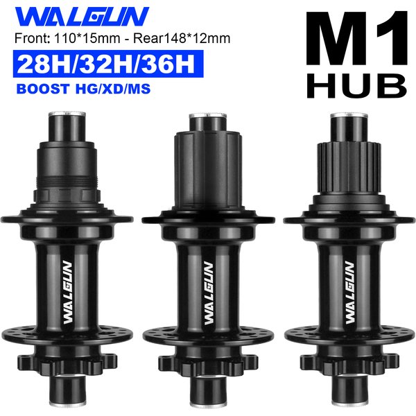 M1F M1R BOOST mtb mountain bike hub 28 32 36 holes 110mm 148mm HG MS micro spline XD XDR 11 12 v freehub front rear bicycle hub