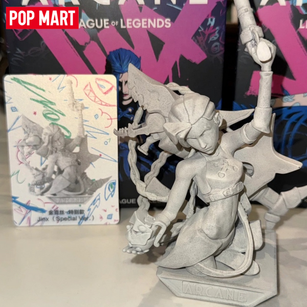 Original POP MART League Of Legends Arcane Series Blind Box Mystery Box Niedliche Puppe als Schreibtisch-Dekoration für Animationsfans-Sammlungen