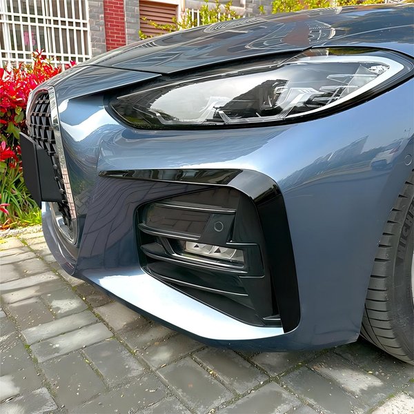 Für BMW 4er G22 G23 420i 430i M440i 2020-2024 Tuning Nebelscheinwerfer Grille Trim Abdeckung Frontschürze Lip Splitter Air Vent Body Kit