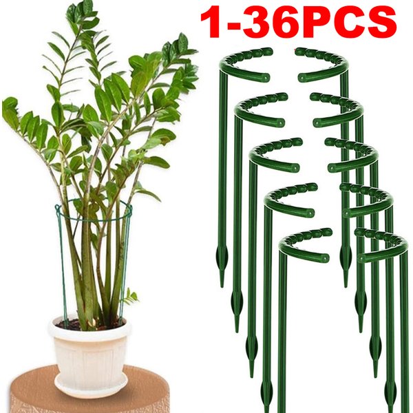 Support de plante en plastique pour serre, cadre Pys, mesurent ement Semiccompresses le Partners, plante à fleurs d'intérieur, vente rapide d'escalade de vigne, 16 pièces, le plus récent
