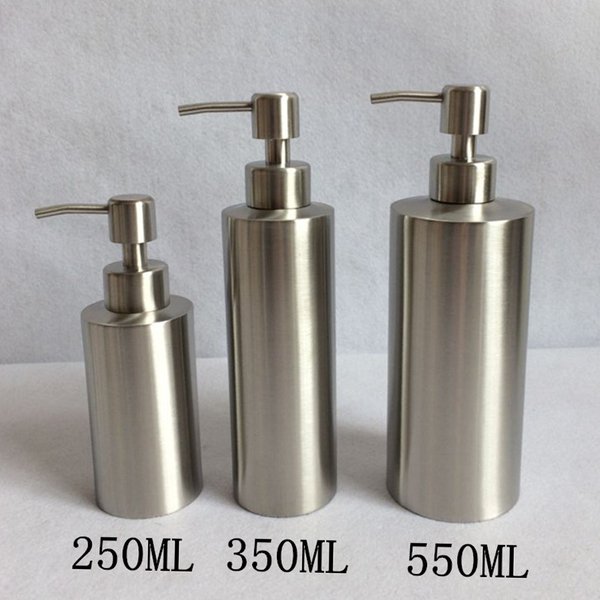 Stainless Steel Hand Wash Dispenser Portable Anti-rust Replacement Refillable Washable Reusable Stylish Home Bathroom Bottle