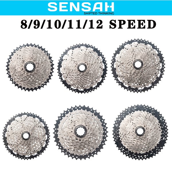 SENSAH VTT 8 9 10 11 12 vitesses Velocidade vélo Cassette vtt roue libre pignon 40T 42T 46T 50T 52T pour HUB HG