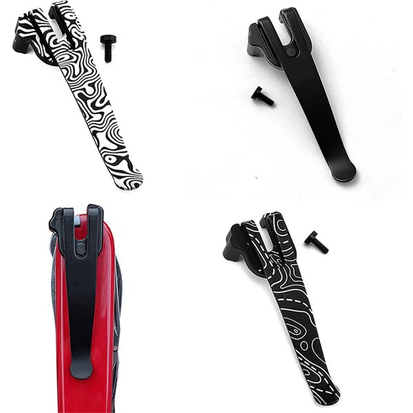 1 Set Edelstahl Messer Deep Carry Tasche Clip Zurück Klemme für 91 MM Victorinox Schweizer Armee Klappmesser DIY Machen Zubehör