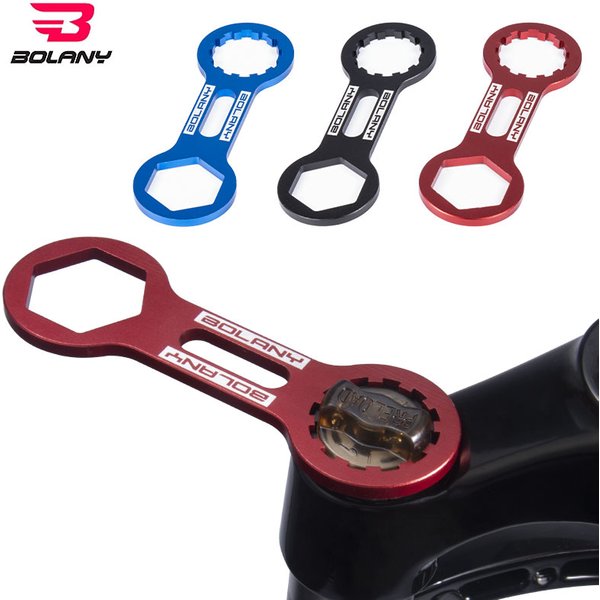 Bolany MTB Bike Fork Shoulder Wrench Bicycle Fork Repair Tools Bike Front Fork Removal Tool For Hydraulic/Mechanical/Air Fork