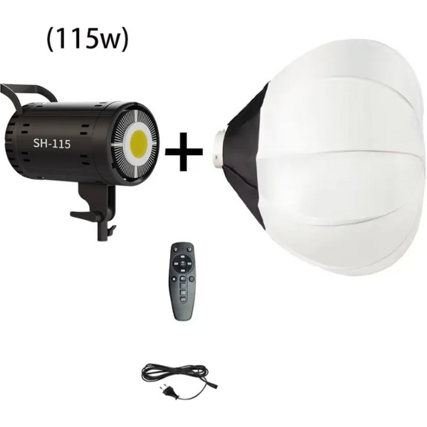 115 W Beleuchtung, 65 cm, Kugellaterne, Softbox, Bowens-Montage, Schnellball-Diffusor, weiches Licht, Modifikator für Filmherstellung, Videoblitz