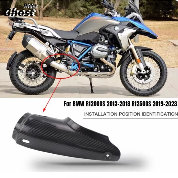 Motorrad Auspuff Rohr Hitzeschild Abdeckung für BMW R1200GS 2013-2018 R1250GS 2019-2023 Motorrad Zubehör