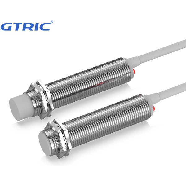 GTRIC M12 kapazitiver Näherungssensor 3-Draht DC 10–30 V NPN PNP IP65 bündiger, nicht bündiger industrieller berührungsloser Schalter