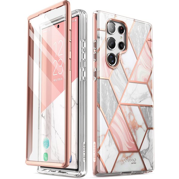 Do Samsung Galaxy S22 Ultra Case 5G (wydanie 2022) I-BLASON Cosmo Slim Stylowe etui ochronne z wbudowanym ochraniaczem ekranu