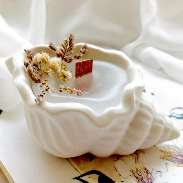 2 stücke Conch Kerze Glas Silikon Formen DIY Schmuck Lagerung Box Aromatherapie Kerze Beton Gips Harz Form Wohnkultur Handwerk