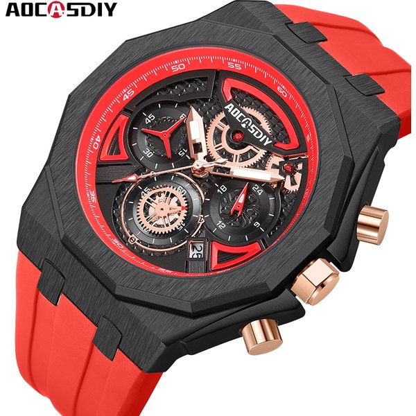 Montres à Quartz montre pour hommes marque de luxe montre pour hommes calendrier lumineux étanche reloj hombre montre de sport d'affaires