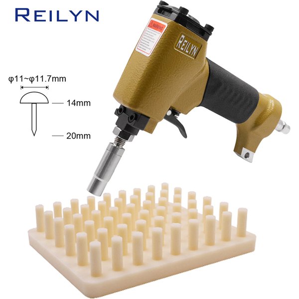 Pneumatyczna gwoździarka do pinezek T1170 pistolet do rysowania 14mm (0,55 ") pistolet do zszywania pinezek do mebli Sofa ramka na zdjęcia dekoracja ścienna