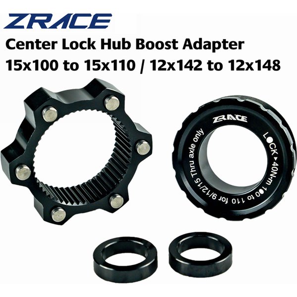Adaptateur Boost de moyeu de verrouillage central ZRACE, verrouillage central pour 6 trous, 15x100 à 15x110, 12x142 à 12x148,