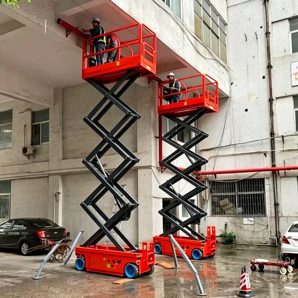 Plateforme élévatrice à ciseaux électrique, élévateur de travail en hauteur hydraulique, certifié CE, pour la maintenance en intérieur, le levage de charges, personnalisable