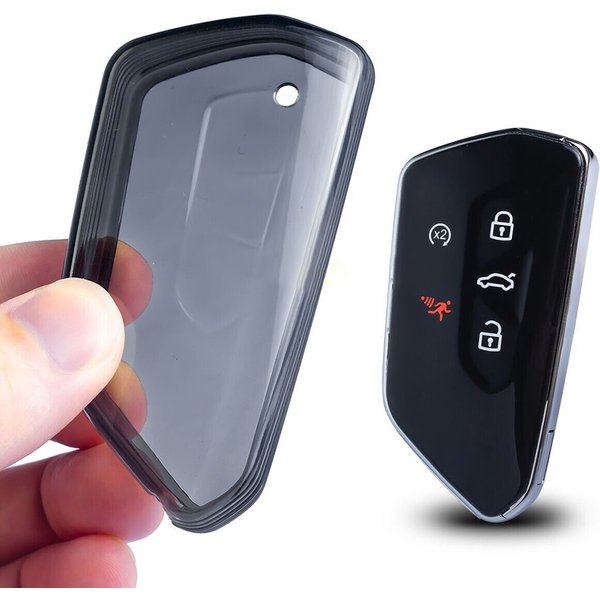 Porte-clés de voiture pour Golf MK8, étui de protection en TPU noir, coque de protection complète pour clé de voiture, MK8, ID.4, 2022, 2023