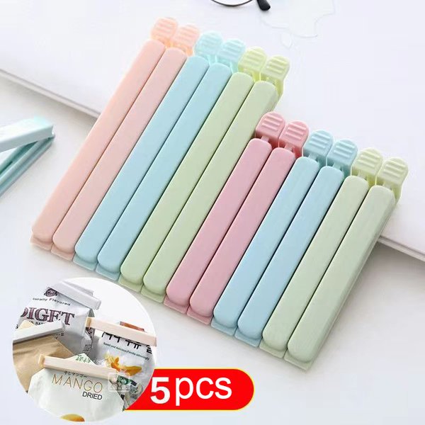 5/10Pcs Tragbare Neue Küche Lagerung Lebensmittel Snack Dichtung Abdichtung Tasche Clips Sealer Clamp Kunststoff Werkzeug Küche zubehör