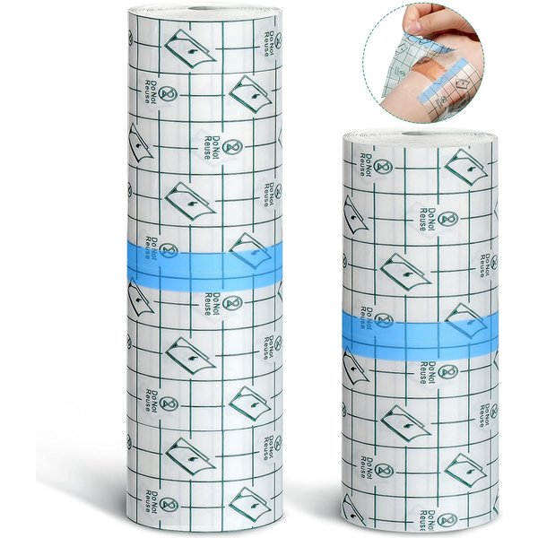 Rouleau de bandage imperméable pour tatouage, soins post-partum, Film Transparent, pansement, guérison de la seconde peau, adhésif Transparent de protection pour tatouage