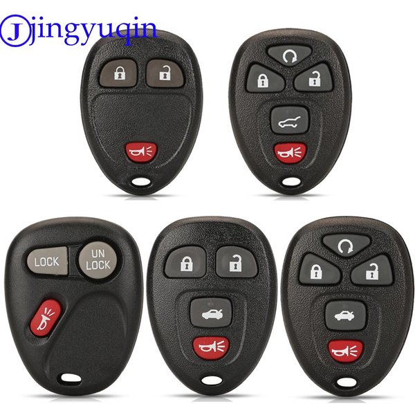 Jinyuqin 3/4/5 boutons remplacement télécommande voiture clé coque Fob pour Chevrolet Colorado Isuzu pour Buick Hummer H3 GMC