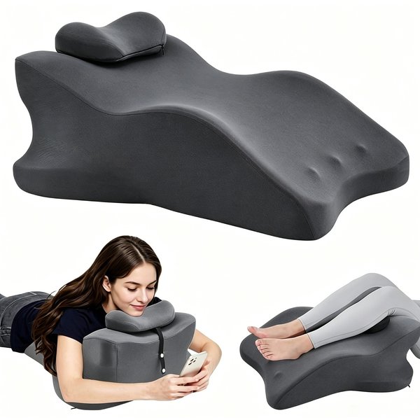 Poduszka klinowa z pianki memory do spania, ergonomiczne poduszki do spania na brzuchu, poduszki do spania w łóżku, poduszka podtrzymująca do łagodzenia bólu, podkładki na sofę.