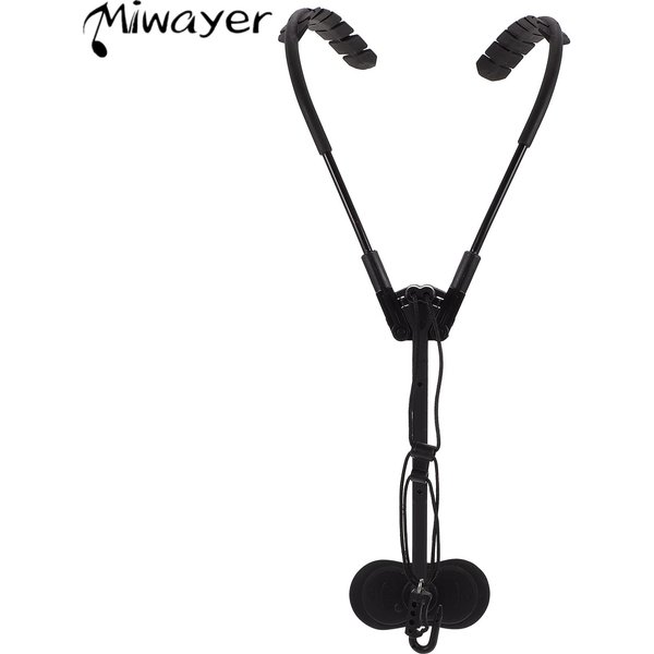 Miwayer Saxophon-Schultergurthalter, bequemer Saxophon-Umhängegurt, Haken für Horn, Bariton, weiches Altsaxophon, Sopran, Klarinette