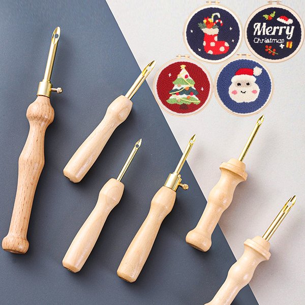 Stickerei Punch Nadel Werkzeug DIY Magie Stickerei Nadel Stift Weben Kreuz Stich Werkzeug Stricken Nähen Werkzeuge für Nähen