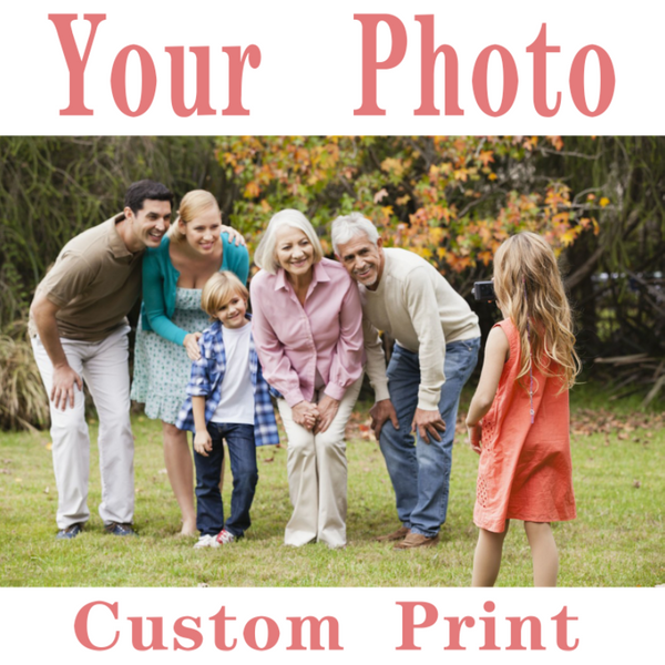 Personalized Gift Custom Poster Any Size Print Canvas Wall Art with Your Photo Painting Decoration Picture for Living Room