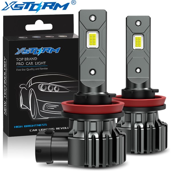 XSTORM H8 H11 LED-Birne 9005 HB3 9006 HB4 H27 880 881 Scheinwerfer Nebelscheinwerfer Canbus Mini 50W 20000LM CSP für Auto Weiß 12V Autolampe
