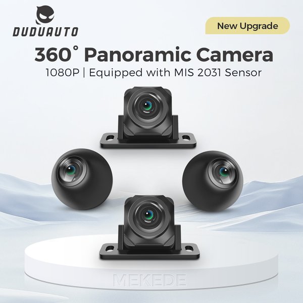DUDUAUTO DUDU7 DUDU 7 1920*1080 HD Voiture 360 ° Système panoramique, caméra étanche à vision nocturne pour autoradio multimédia Android
