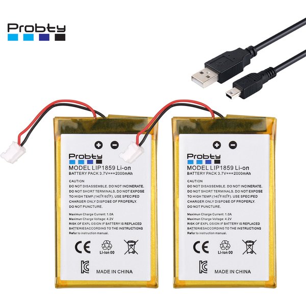 2000mAh LIP1859 Battery for Sony Playstation 3 PS3 Dualshock 3 Wireless Controller CECHZC2E, CECHZC2U