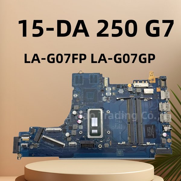 Carte mère pour ordinateur portable HP Pavilion 15-DA 250 G7, EPW50 LA-G07FP LA-G07GP, processeur I3 I5 I7-8th/10th Gen CPU UMA L68087-601 L49975-601