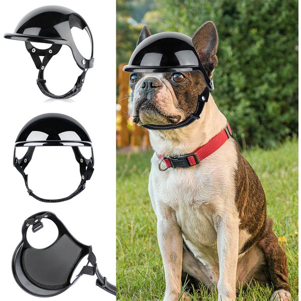 Hiking Cycling French Bulldog Pet Locomotive Helmet Handsome Dog Accessories for Small Medium Dogs Puppy Mascotas Hat Headgear
