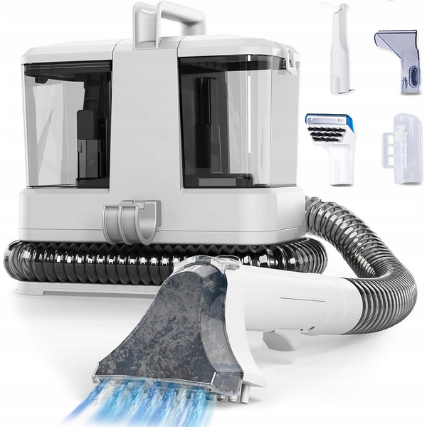 750W 15KPa Teppichreiniger Tragbarer Handstaubsauger Integrierte Sprüh- und Saugreinigungsmaschine für Auto Sofa Teppich Tierhaare