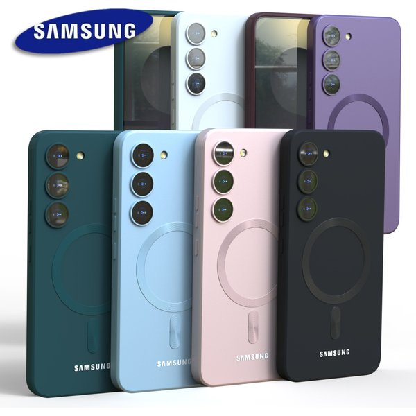 Etui Magsafe do Samsung Galaxy S26 S25 S24 S23 S21 FE S22 Plus A57 A37 A55 A54 A17 A16, miękka silikonowa magnetyczna obudowa na telefon
