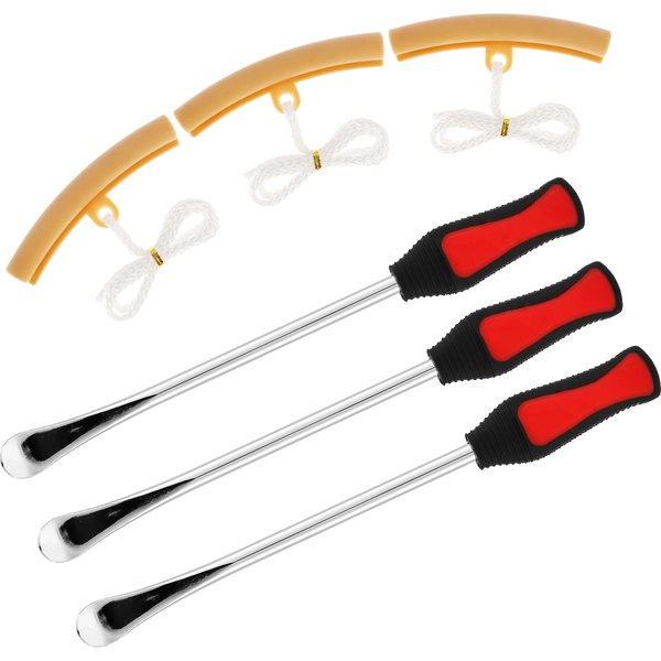 Outils de levier de changement de pneu réparation de pneu de moto Kit de pneu de cuillère automatique 30CM leviers de pneu de vélo cuillère protecteur de jante outil de réparation de pneu