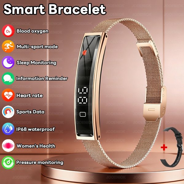 2026 neue Mode Frauen Smart Armband Sport Modus Fitness Tracker Herzfrequenz Gesundheit Überwachung IP68 Wasserdichte Intelligente Uhr Männer