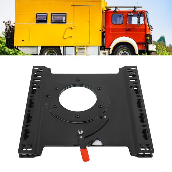RV T5 T6 Universal Seat Swivel Base, 360° Rotatable Heavy Duty Steel Plate Swivel Seat Base for Motorhome Camper Van (46.5*46cm)