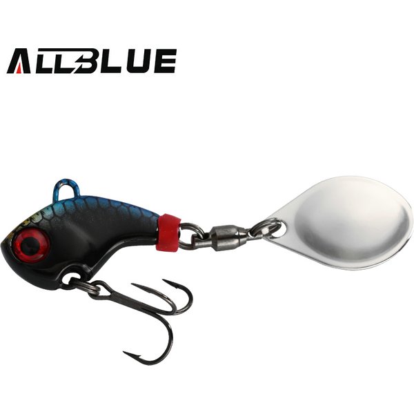 ALLBLUE CYCLONE Tail Spinner Metal Vib Shad Casting Shore Jig Vibration Jigging Blade Spoon Fishing Lure Artificial Bait Tackle