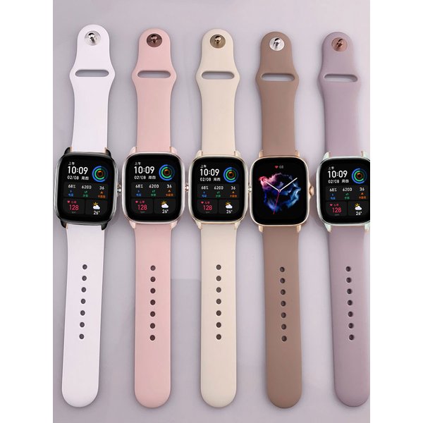 Bracelet en Silicone pour Amazfit GTS 4/3/2 mini, 20mm 22mm, Bip-U-S, pour Huami GTR 42mm 47mm GTR 4/3 Pro/2