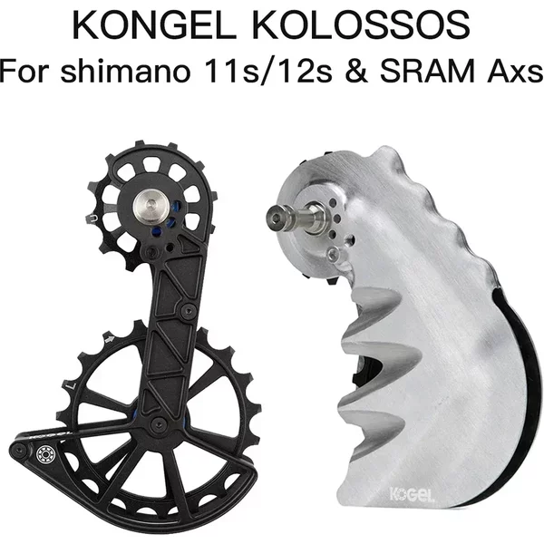 Kolossos Derailleur Pulley Wheel Oversized Bearing 82g for 105 ULTEGRA R9100 R8000 11s & Sram Red Force ETap AXS 12 Speed