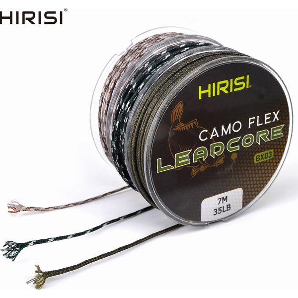 1 Pièce 35LB 7M Leadcore Ligne de pêche matériel de pêche pour fishing rigs Ligne de plomb tressée 3 couleurs