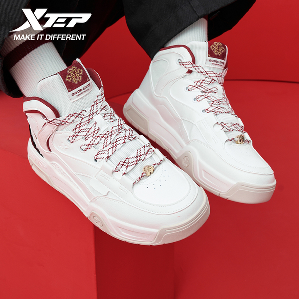 Xtep – chaussures décontractées antidérapantes pour hommes, confortables, à la mode, à semelle mi-haute, avec amorti, 974119310051