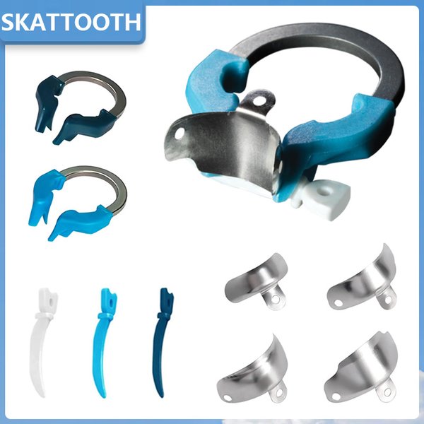 Système de matrice profilé sectionnel dentaire, bandes de matrice, cales tulwar dentaires + Matrices métalliques + anneau de serrage NITI, outils de dentiste