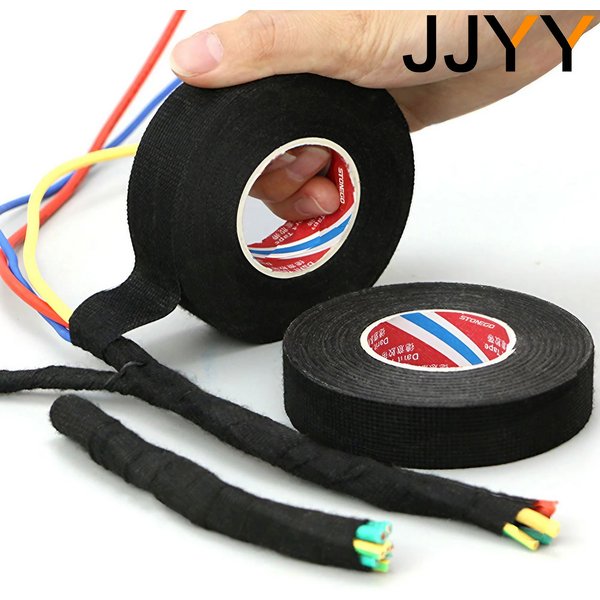 JJYY – ruban adhésif en tissu résistant à la chaleur, largeur, pour câbles automobiles, faisceau de câbles, métier à tisser, ruban thermique électrique