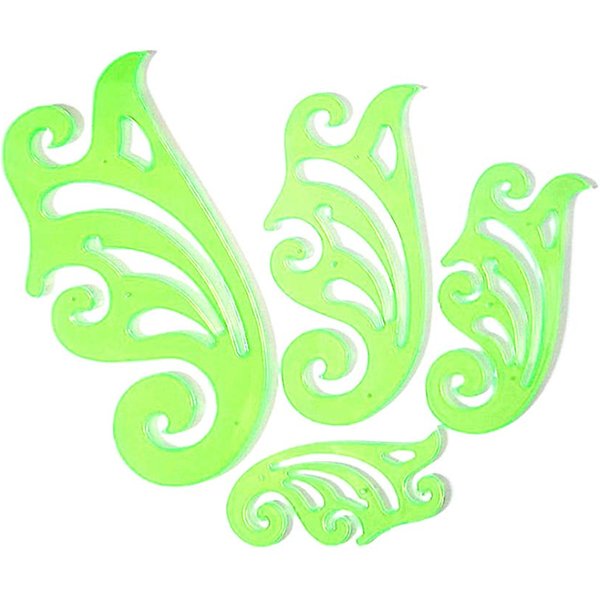 Règle de courbe en forme de nuage, 1 pièce, règle de nuage mince, modèle de dessin de conception épaisse, planche de courbe, accessoires de couture, couture