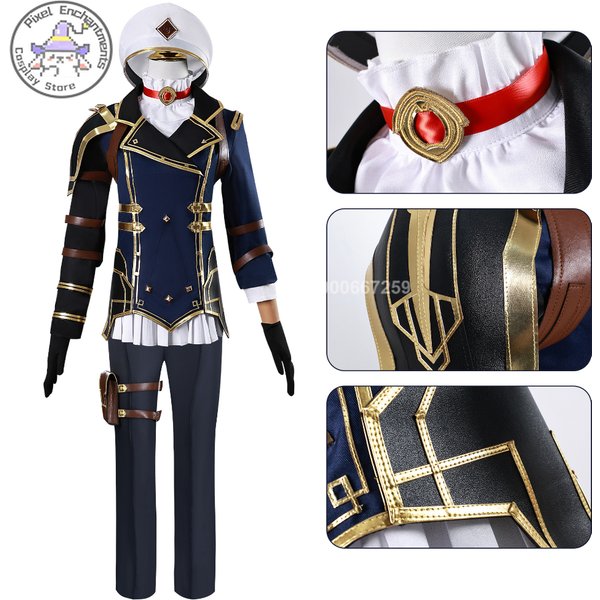 Popular Fantasia Arcane Caitlyn Cosplay Budget-Friendly Anime LoL 2 Disfraz Costume Women Halloween Carnival Party for Women