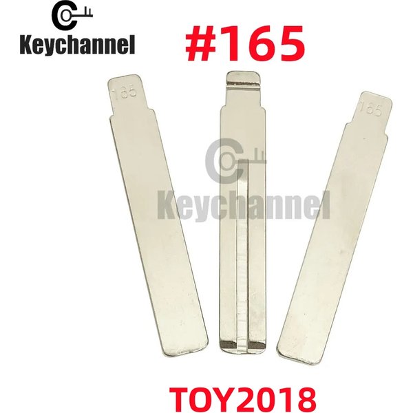 Bouton de clé 10 pièces 165 # KD lame de clé sans clé lame à distance d'urgence de voiture pour KD KEYDIY VVDI XHORSE télécommande intelligente pour Toyota Lexus