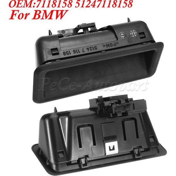 Poignée de coffre de commutateur de porte arrière, BMW E60, E61, E90, E91, E92, E93, E70, E88, E71, E72, E84, 1, 3, 5 Series, bronchbery X5, X6, 7118158, 51247118158
