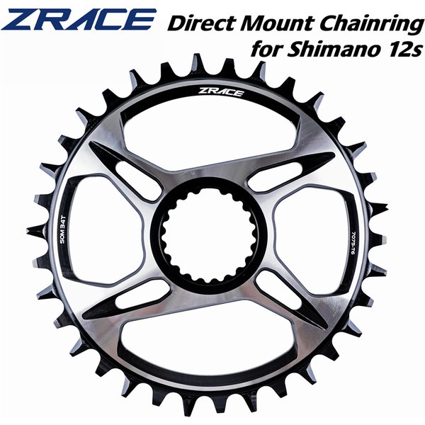 ZRACE 12s Kettenblätter 32T/34T/36T/38T 7075AL für SHIMANO Direct Mount Kurbel, FC-M9100 FC-M8100 FC-M7100, SM-CRM95 SM-CRM85 SM-CRM75