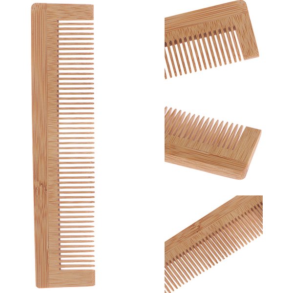 Peigne de Énergie en Bois de Bambou, Brosse à Évent, Soins Capillaires et miles, SPA, Vente en Gros, 1 Pièce