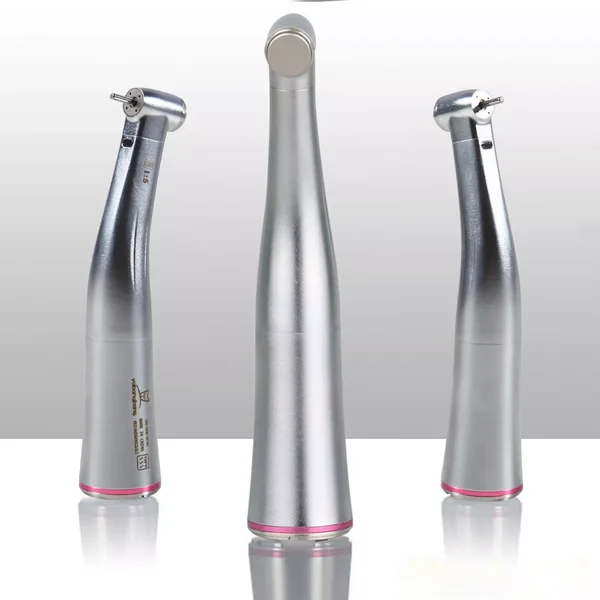 For NSK Ti-MAX X95L Dental 1:5 LED Fiber Optic Increasing Contra Angle Handpiece Red Ring Fit Bien Air/Kavo Eletric Motor