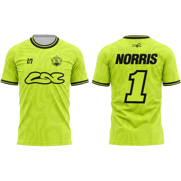 Unisex Norris 1 Racing Fan Jersey Herren LN4 Bedrucktes, schnell trocknendes Kurzarm-T-Shirt Sportbekleidung Streetwear Atmungsaktives, übergroßes T-Shirt